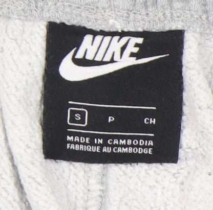 Nike Men's Grey Jogger Trousers, Size S, Elastic Waist