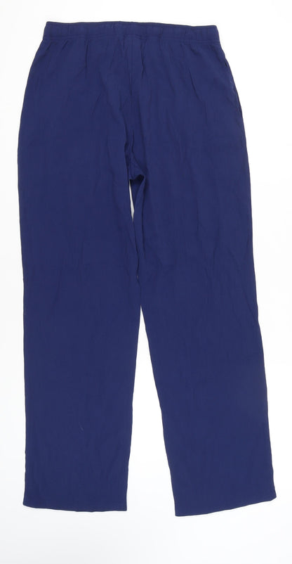 Damart Women's Blue Trousers Size 16 Viscose Blend