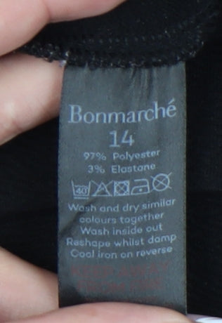 Bonmarché Black Women's Trousers Size 14