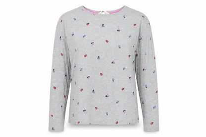 Marks and Spencer Women's Grey Pyjama Top S
