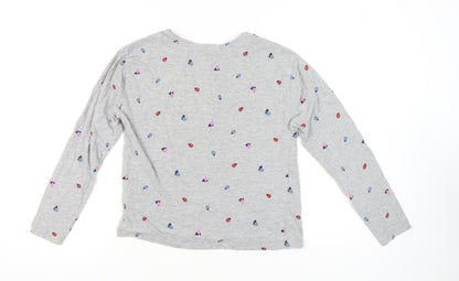 Marks and Spencer Women's Grey Pyjama Top S