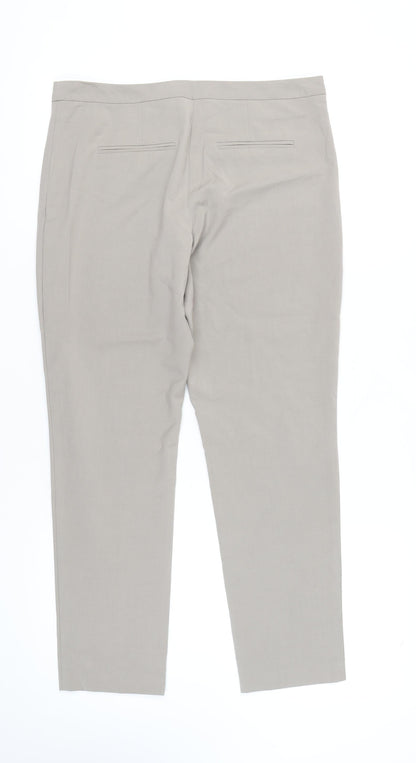 Womens UK Size 12 NEXT Regular Fit  Beige Trousers