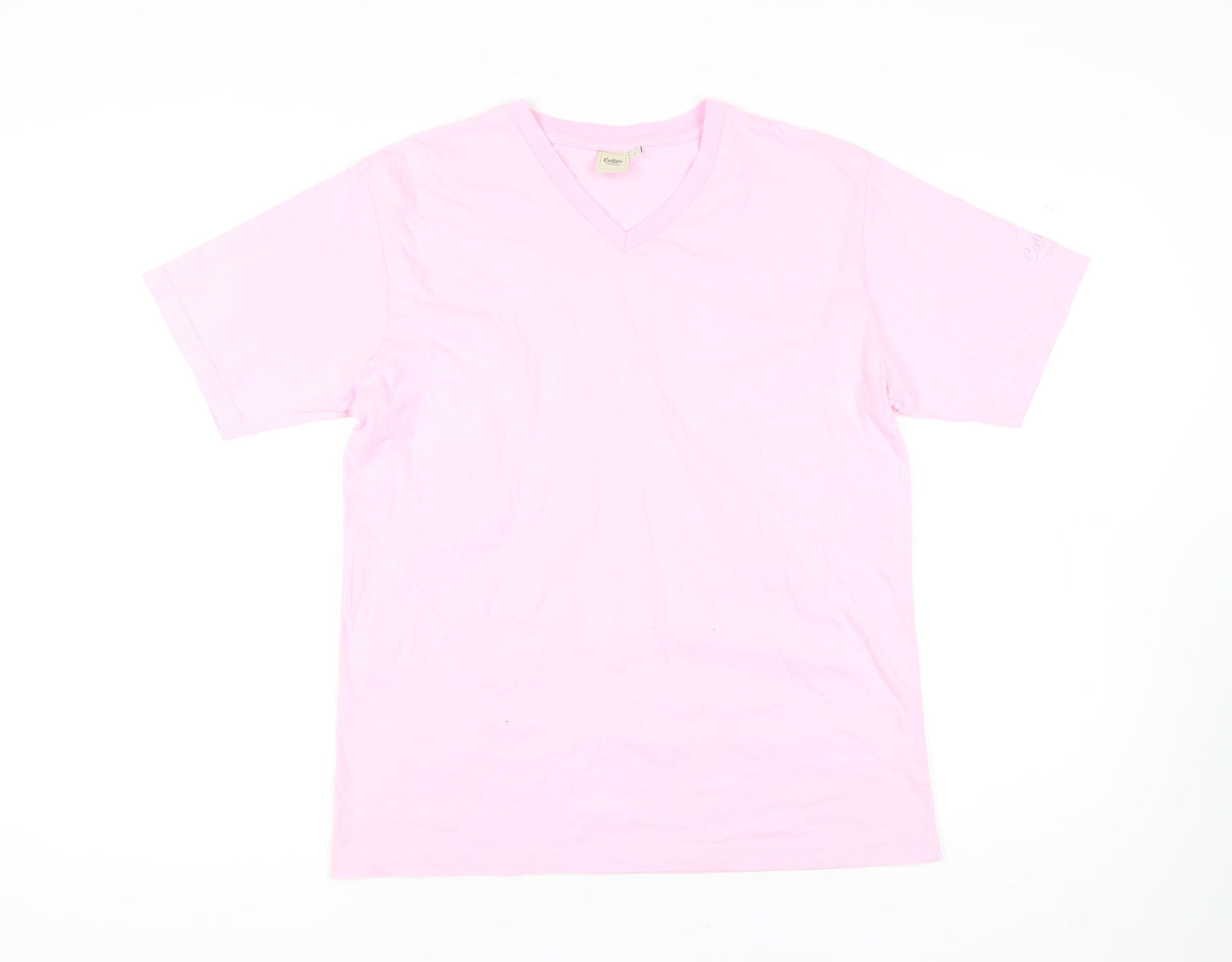 Mens UK Size S Cotton Traders Pink  T-Shirt