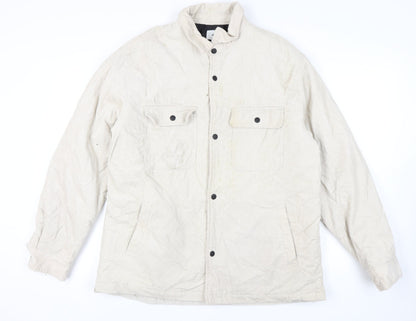 Mens UK Size XL H&M Beige Basic Jacket