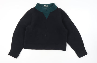 Lacoste Women's Black Sweatshirt Size 10 - Casual Winter