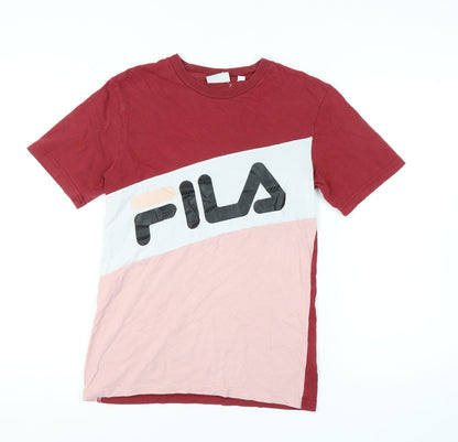 Womens UK Size XS FILA Multicoloured  T-Shirt