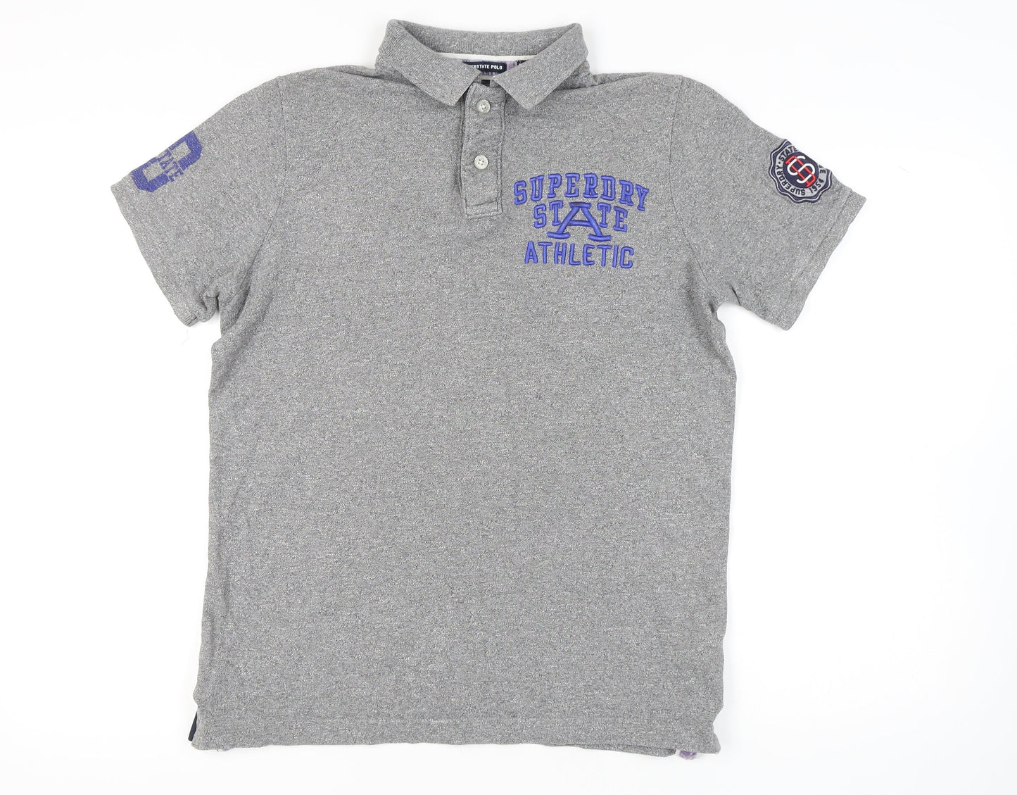 Superdry Men's Grey XL Polo Shirt - Casual Style