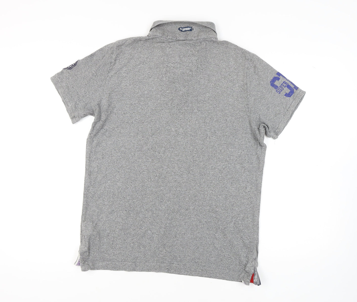 Superdry Men's Grey XL Polo Shirt - Casual Style