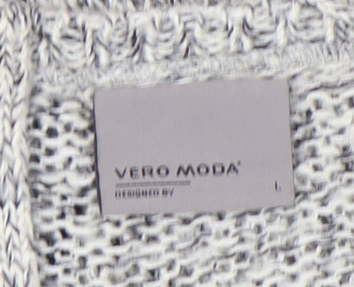 Vero Moda Womens Grey Pullover Jumper L