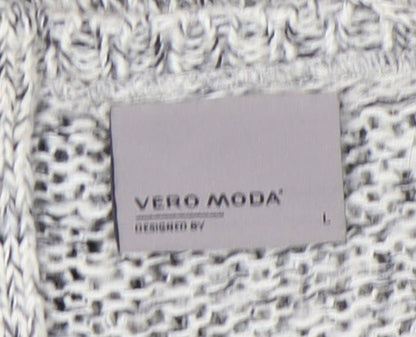 Vero Moda Womens Grey Pullover Jumper L