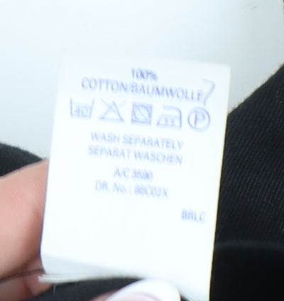 Topshop Women's Black Cropped Suit Jacket UK 14