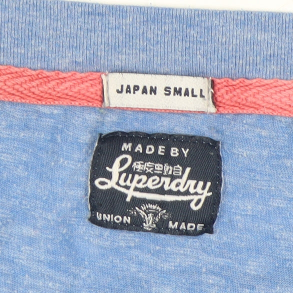 Luperdry Women's Blue T-Shirt, Size S, Round Neck