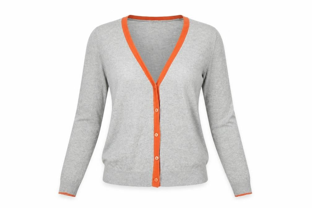 Womens UK Size XS Uniqlo Grey Cardigan Jumper