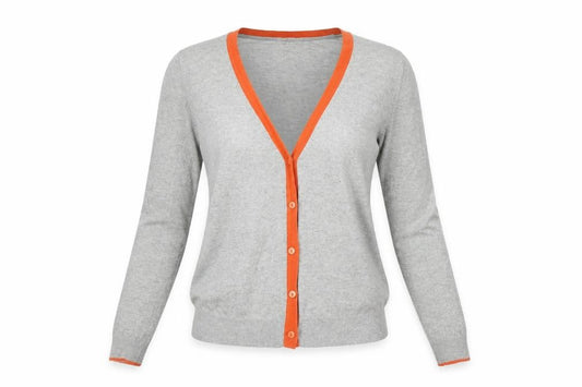 Womens UK Size XS Uniqlo Grey Cardigan Jumper