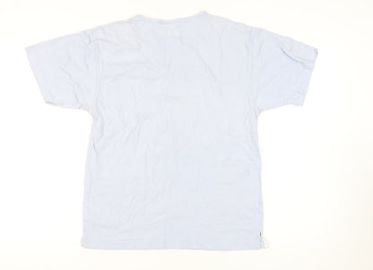 Womens UK Size 12 ellesse Blue Basic T-Shirt