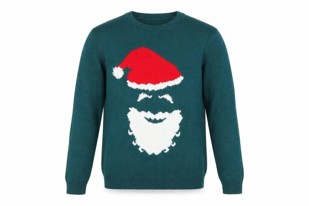 Mens UK Size L Topman Green Pullover Jumper