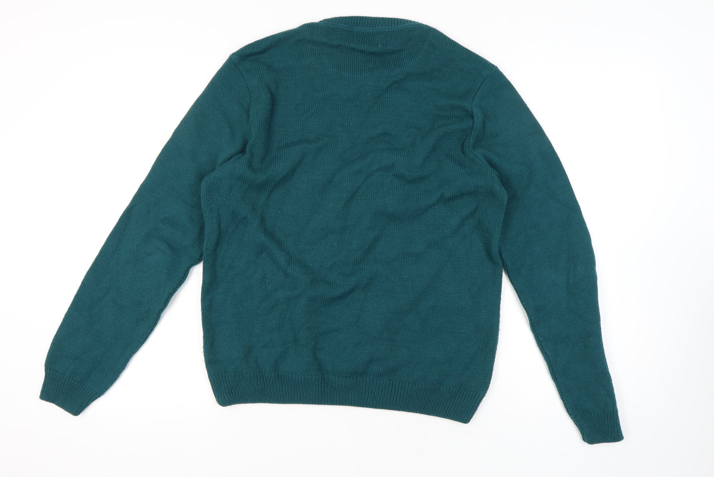 Topman Men’s Green Christmas Pullover Jumper L