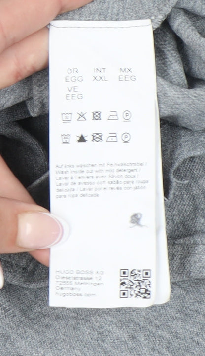 Hugo Boss Men’s Grey 2XL Slim Fit Polo Shirt