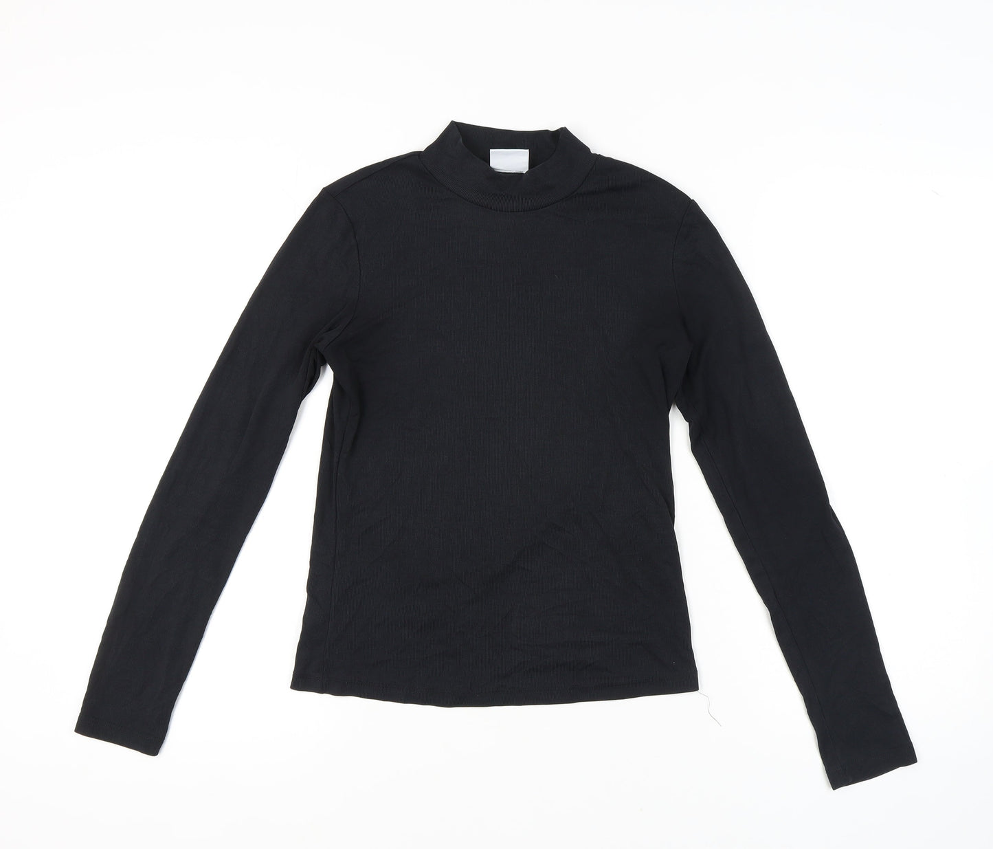Womens UK Size M VILA Black Basic Blouse