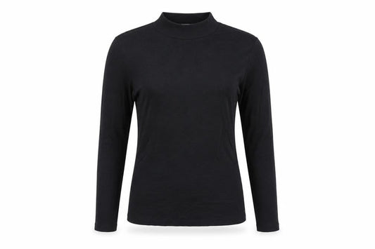 Womens UK Size M VILA Black Basic Blouse
