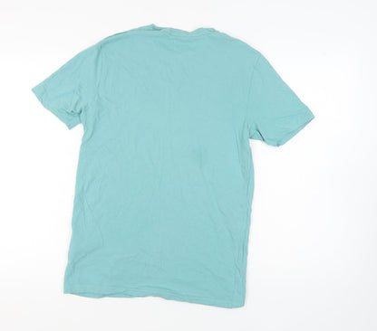 Mens UK Size S AllSaints Green  T-Shirt