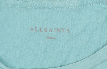 Mens UK Size S AllSaints Green  T-Shirt