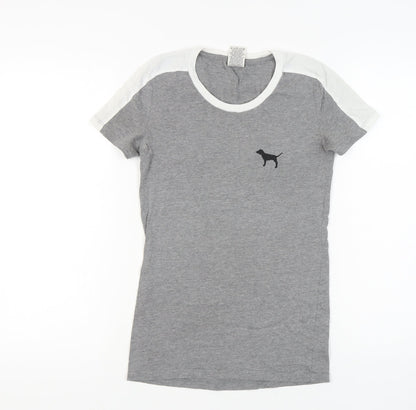 Womens UK Size S Victoria's Secret Grey  T-Shirt
