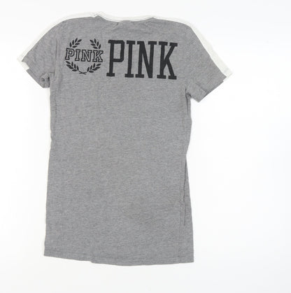Womens UK Size S Victoria's Secret Grey  T-Shirt