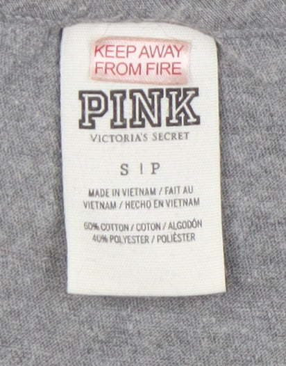 Womens UK Size S Victoria's Secret Grey  T-Shirt