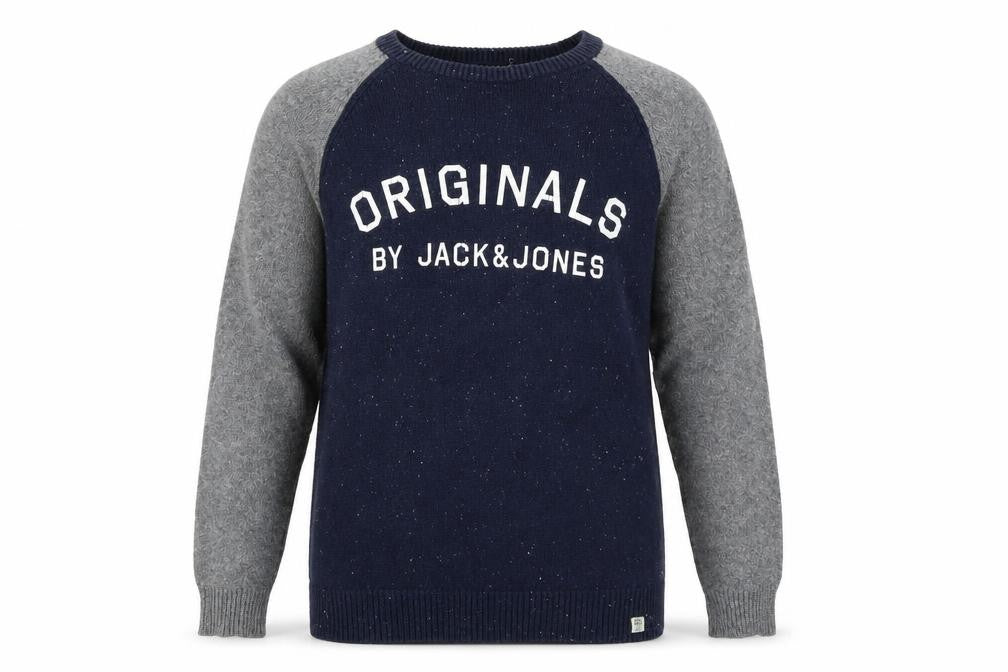 Mens UK Size M JACK & JONES Blue Pullover Jumper