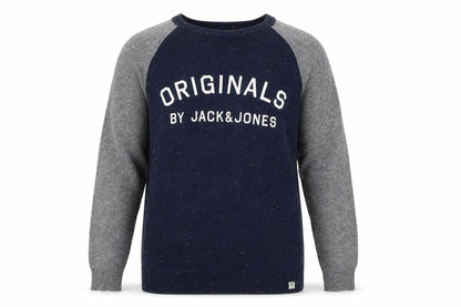 Mens UK Size M JACK & JONES Blue Pullover Jumper