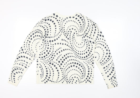 Womens UK Size 14 Marks and Spencer Ivory Pullover Jumper
