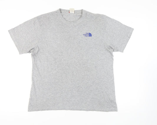 The North Face Men's Grey Logo T-Shirt, Medium