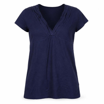 Womens UK Size M Gap Blue Basic T-Shirt