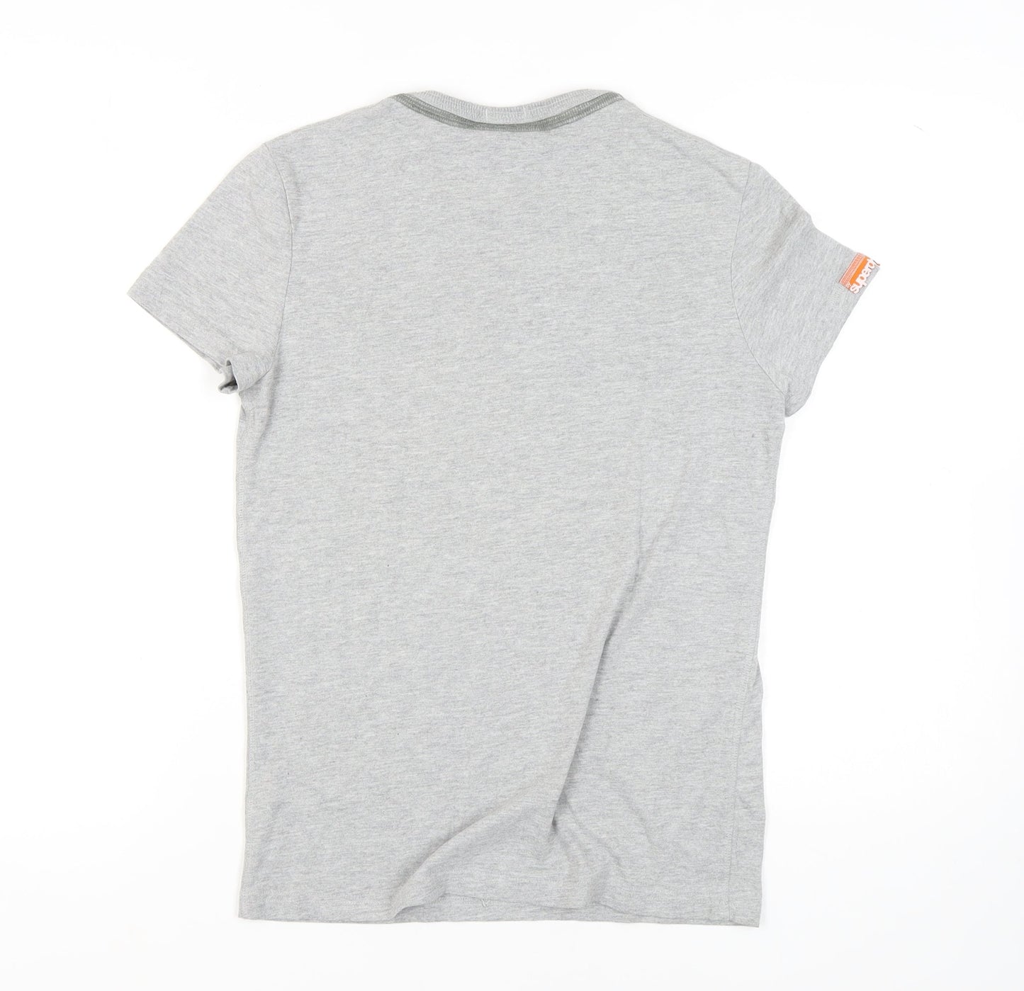 Superdry Men’s Grey Logo T-Shirt, Size S, Crew Neck
