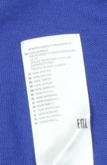 Racing Green Men's Blue Polo Shirt XL