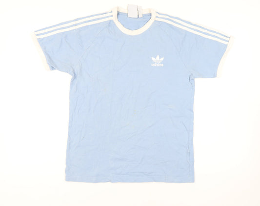 Adidas Blue Ringer T-Shirt, Medium, Unisex Adults
