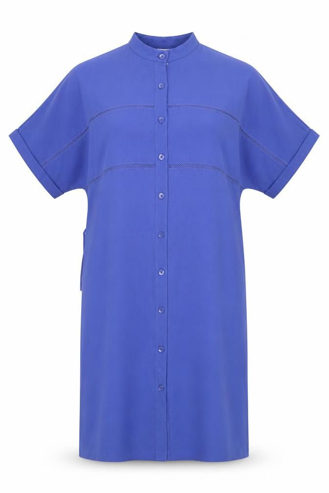St Michael Women's Blue Long Dress Size 14