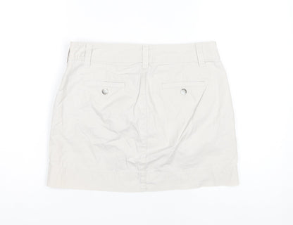 Gap Women's Beige Mini Skirt, Size 4, Cotton Casual Style