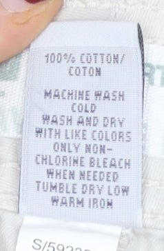 Gap Women's Beige Mini Skirt, Size 4, Cotton Casual Style