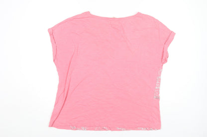 Womens UK Size 18 Phase Eight Pink Basic T-Shirt