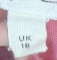 Womens UK Size 18 Phase Eight Pink Basic T-Shirt