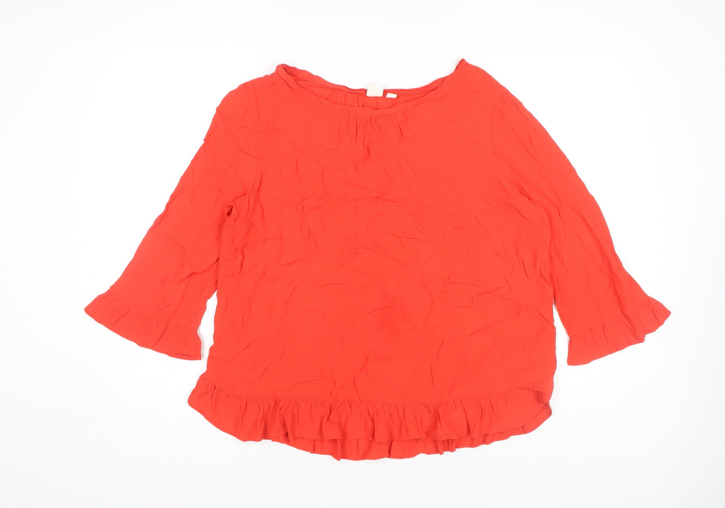 GAP Women’s Red 3/4 Sleeve Pullover Top M