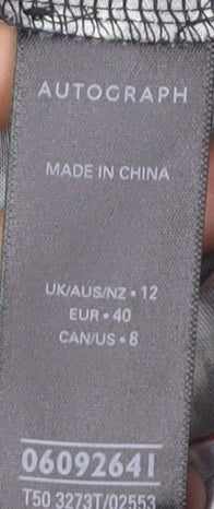 Marks and Spencer Women's Multicoloured Animal Long Sleeve Dress, Size 12