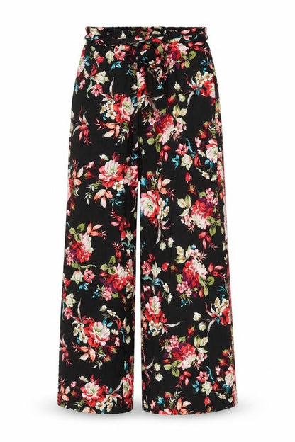 Womens UK Size M Bershka Relaxed Fit Casual Black Trousers