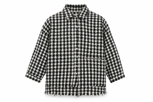 Womens UK Size M Zara Black Basic Jacket