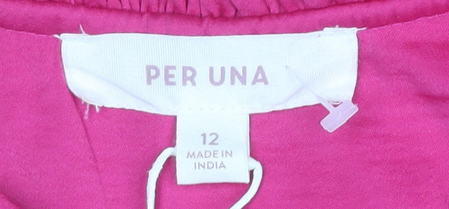 Marks and Spencer Women's Pink A-Line Dress Size 12