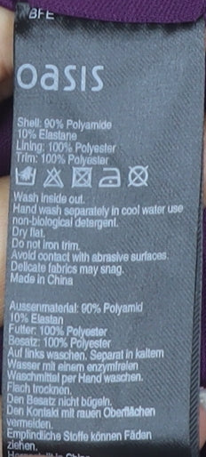 Oasis Women's Black Sequin Fit & Flare Party Dress M