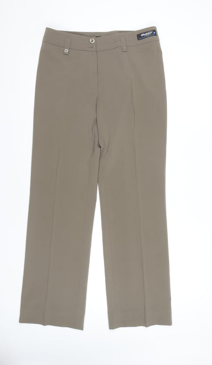 Womens UK Size 8 MICHELE Slim Fit  Beige Trousers
