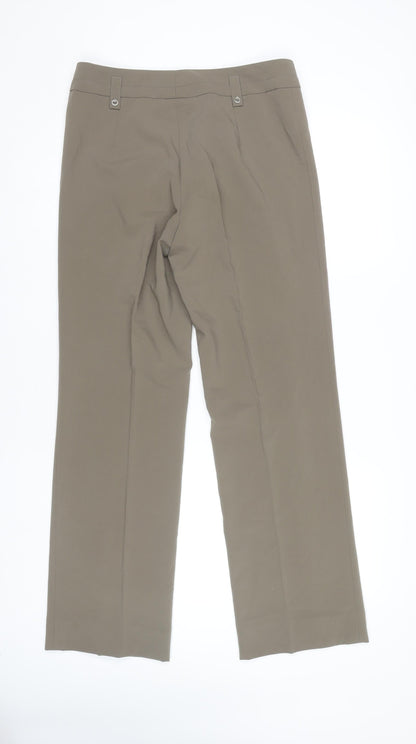 Womens UK Size 8 MICHELE Slim Fit  Beige Trousers